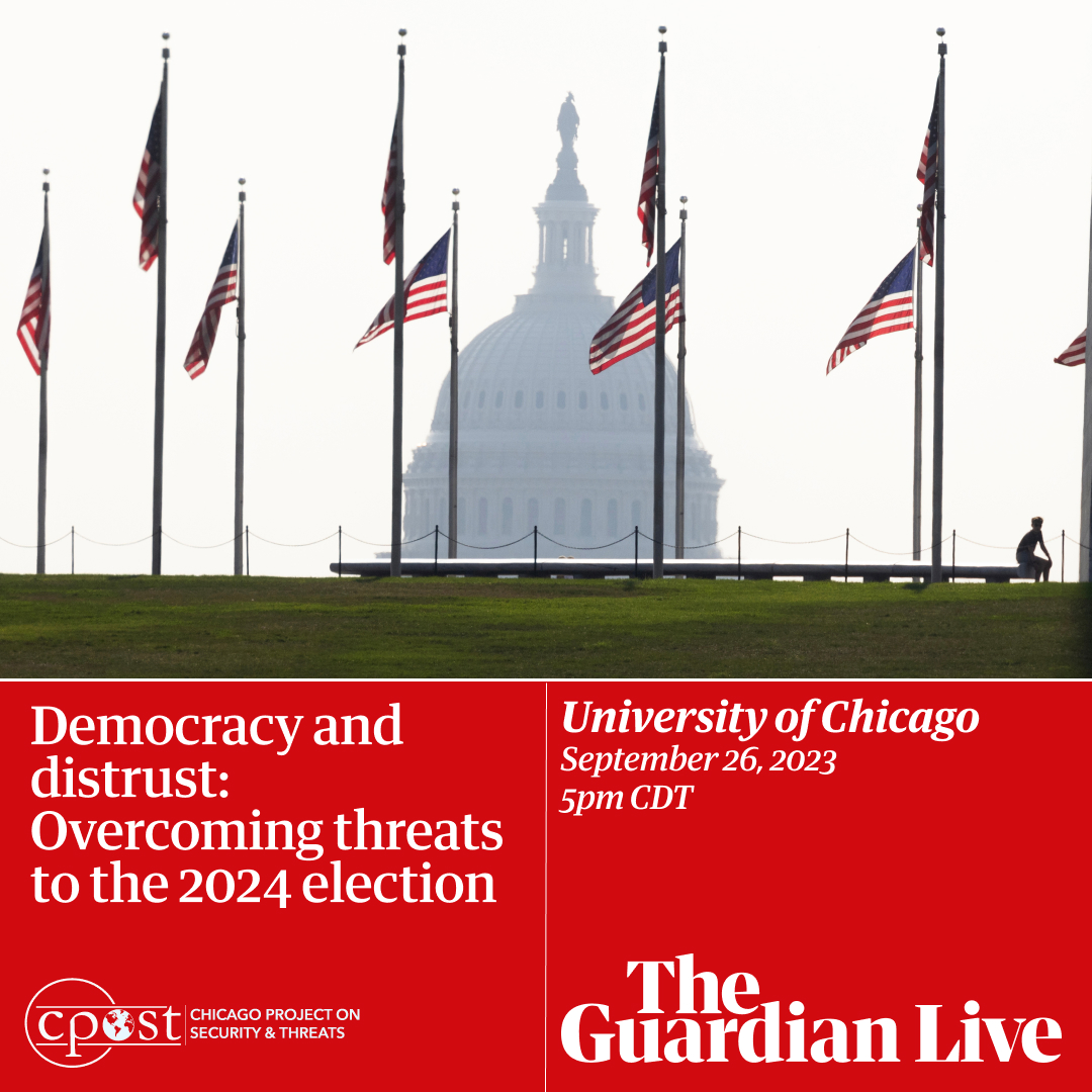 Democracy and Distrust Event banner