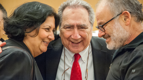 Hugo at a 2015 UChicago conference honoring his scholarship and impact