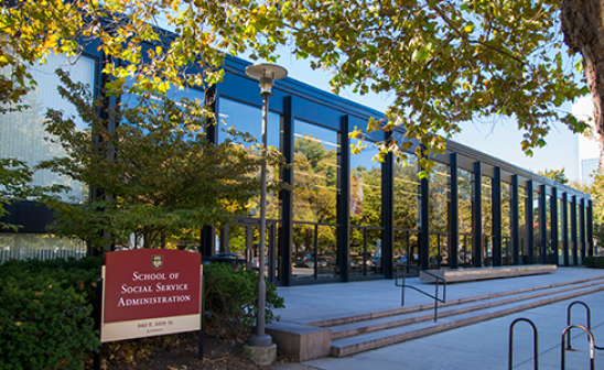 exterior of UChicago SSA building