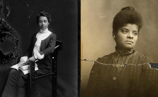 Anna Julia Cooper (left) and Ida B. Wells-Barnett (right)