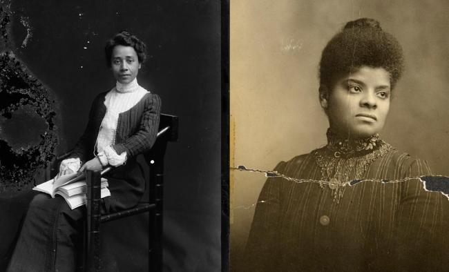 Anna Julia Cooper (left) and Ida B. Wells-Barnett (right)