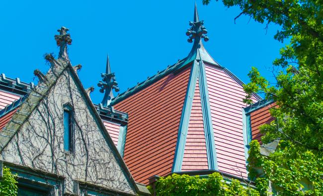 rooftops on the quadrangle