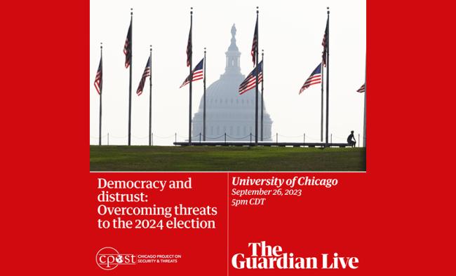 Democracy and Distrust Event banner