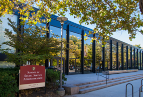 exterior of UChicago SSA building