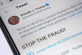 a tweet from President Trump