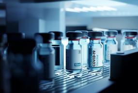 bottles of vaccines