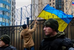 Ukrainian protestor 