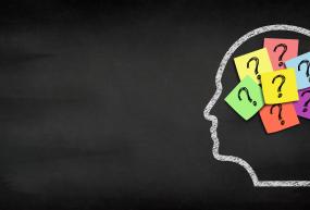 illustration of head full of questions